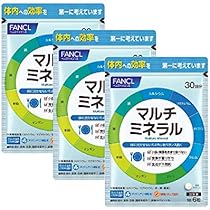 Amazon | ファンケルFANCL マルチミネラル 約90日分(180粒×3袋